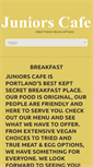 Mobile Screenshot of juniorscafepdx.com